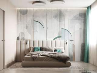 Спальная комната, Студия дизайна Натали Студия дизайна Натали Hauptschlafzimmer
