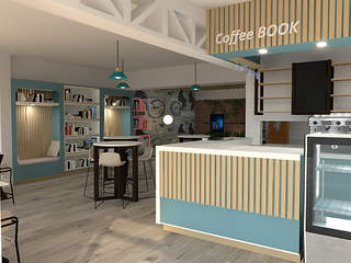 Café Berenisse, MARROOM | Diseño Interior - Diseño Industrial MARROOM | Diseño Interior - Diseño Industrial Powierzchnie handlowe