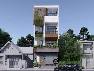 110+ Mẫu thiết kế nhà phố 4 tầng đẹp ấn tượng nhất 2023, NEOHouse NEOHouse Dom wielorodzinny