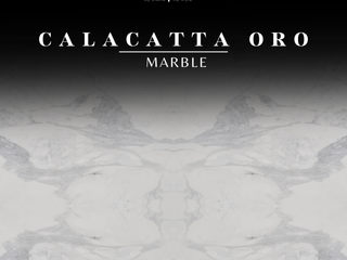 Calacatta Oro Marble, Fade Marble & Travertine Fade Marble & Travertine Ruang Keluarga Modern