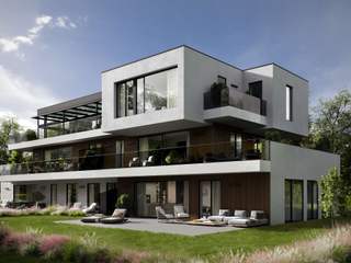 Elegance and Comfort: Residential Complex in Graz, Austria, Render Vision Render Vision منزل عائلي كبير