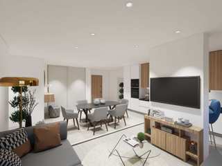 PROJETO 3D - REMODELAÇÃO - LISBOA, MUDE Home & Lifestyle MUDE Home & Lifestyle Salas de estar modernas