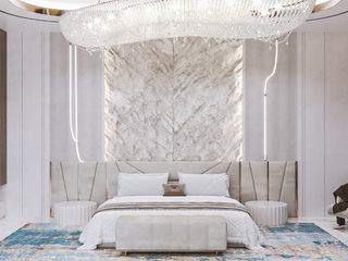Fascinating Bedroom Interior Design and Fit-out by Antonovich Group. , Luxury Antonovich Design Luxury Antonovich Design 안방