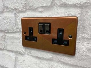 Copper Sockets and Switches, Socket Store Socket Store Moderne woonkamers