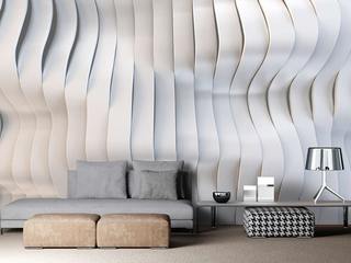 walls by patel 4 - playful futurism , A.S. Création Tapeten AG A.S. Création Tapeten AG Eclectic style living room