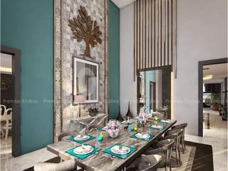 Dining Area Interior Design..., Premdas Krishna Premdas Krishna Nowoczesna jadalnia