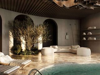 Antonovich Group's Mastery in Indoor Swimming Pool Design, Luxury Antonovich Design Luxury Antonovich Design Infinity Pool