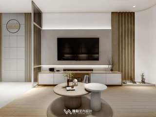 桃園中路｜大和大悅｜簡約現代風, 雅和室內設計 雅和室內設計 Modern living room