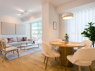 Apartamento | Praça de Espanha, Traço Magenta - Design de Interiores Traço Magenta - Design de Interiores Livings de estilo moderno