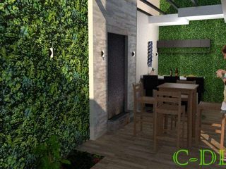 Proyecto ERL, CEDLY CEDLY Front garden