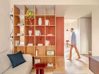Casa AD, DEFERRARI+MODESTI DEFERRARI+MODESTI Modern Living Room Wood Wood effect