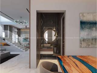 Amazing Views Of Courtyard & Dining Area Design... , Premdas Krishna Premdas Krishna Moderne Esszimmer