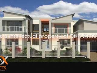 2D Drawings To 3D Renderings, DNA Architects SA DNA Architects SA Eengezinswoning