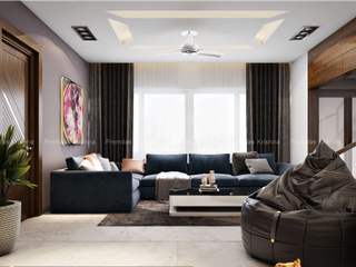 Creative Design Of Multipurpose Area..., Premdas Krishna Premdas Krishna Moderne Wohnzimmer