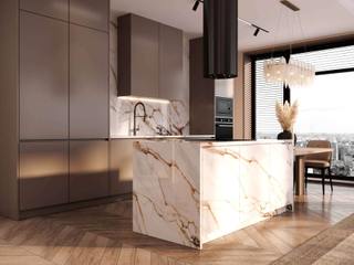 Дизайн и ремонт квартиры в ЖК «Прайм Парк» — Выдержанный стиль, Вира-АртСтрой Вира-АртСтрой Living room