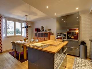 My kitchen is the heart of my Parisian home UpperKey Built-in kitchens UpperKey,Property Management,Guaranteed Rent,Airbnb Concierge,Paris Apartment,Paris,Property,Property Management Service,Kitchen