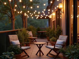 Small balcony makeover, Desirée Vaquier_homify Desirée Vaquier_homify Patios & Decks