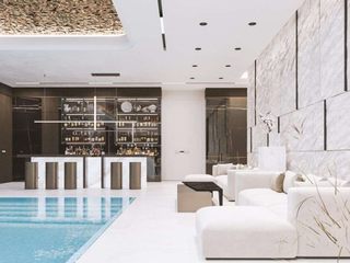 Indoor Swimming Pool Expertise by Antonovich Group, Luxury Antonovich Design Luxury Antonovich Design مسبح لانهائي