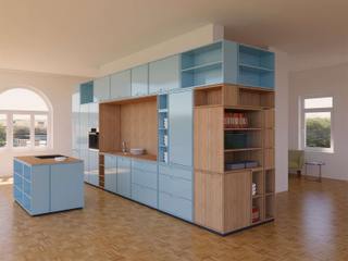 Möbelsystem w3 , SW retail + interior Design SW retail + interior Design Cucina attrezzata