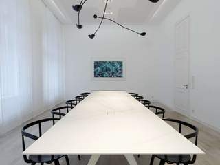 Empfang, Konferenz , Bibliothek bei einer Firma Ulrich Weinkath Modern Walls and Floors Design