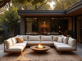 outdoor lounge, Desirée Vaquier_homify Desirée Vaquier_homify Front yard