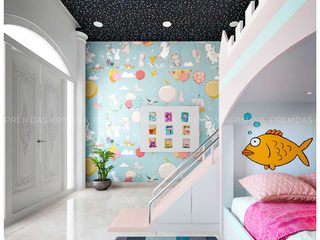 stylish kids' bedroom interior , Premdas Krishna Premdas Krishna Kleines Schlafzimmer