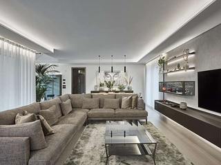 Villa singola in stile contemporaneo - Parabiago (MI), Marlegno Marlegno Modern living room Wood Wood effect