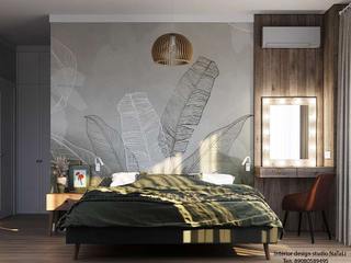 Спальная комната в Скандинавском стиле , Студия дизайна Натали Студия дизайна Натали Hauptschlafzimmer