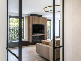 Villa renovatieproject in Vinkeveen, MEF Architect MEF Architect Living room