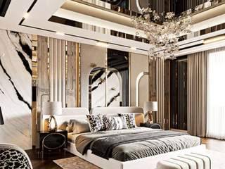 Masterful Comfort in Interior Design and Fit-Out for Master Bedrooms, Luxury Antonovich Design Luxury Antonovich Design Master bedroom