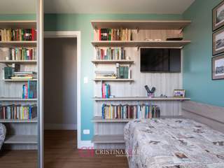 Quarto, Cristina Reyes Design de Interiores Cristina Reyes Design de Interiores Dormitorios pequeños
