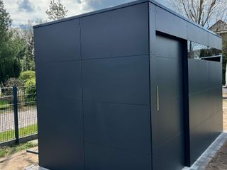 HPL Design Gartenhaus Titan von nogabo in Duisburg, nogabo® GmbH nogabo® GmbH Gartenhaus Grau