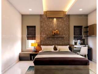 Sleep in Style: Elegant Bedroom Designs., Monnaie Architects & Interiors Monnaie Architects & Interiors 主寝室