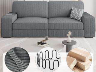 Yaheetech Sofa 212 x 81 cm Press profile homify Living room Braun, Möbel, Couch, Rechteck, Komfort, Innenarchitektur, Schlafcouch, Holz, Bodenbelag, Boden