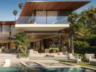 Coastal Elegance in Modern Style Beach House Design, Luxury Antonovich Design Luxury Antonovich Design Villas