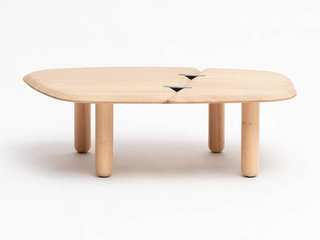 Table basse Liaison, ludovic renson ludovic renson 现代客厅設計點子、靈感 & 圖片