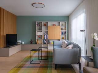 Einfamilienhaus in Perchtoldsdorf bei Wien, Wohndesign Maierhofer Wohndesign Maierhofer ห้องนั่งเล่น