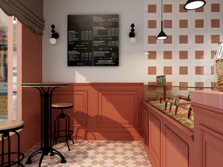 Cafetaria Gelataria "La vie en rose", Host Designers - Hospitality Design Host Designers - Hospitality Design Commercial spaces