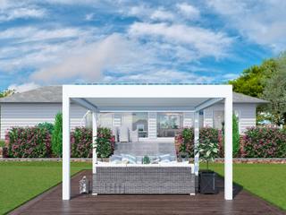 Belle Pergole - Pergola Fotovoltaica, New Time S.p.A. New Time S.p.A. Modern style conservatory