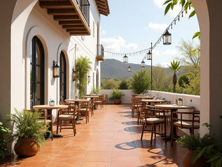 Mediterranean-style terrace, Desirée Vaquier_homify Desirée Vaquier_homify Single family home