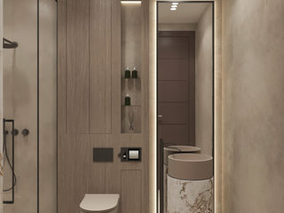 Modern Bathroom Interior Design and Sanitary Solution , Luxury Antonovich Design Luxury Antonovich Design Minimalist style bathroom