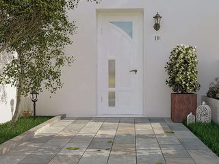 Outdoor Porcelain Paving - Royale Stones, Royale Stones Limited Royale Stones Limited モダンスタイルの お風呂