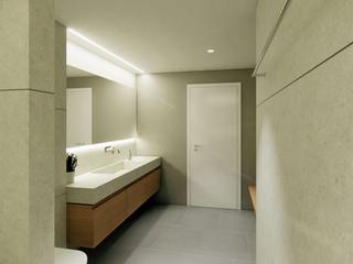 Bad Design Quarzit, SW retail + interior Design SW retail + interior Design Phòng tắm phong cách tối giản
