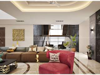 Livingroom Interior Design, Premdas Krishna Premdas Krishna Nowoczesny salon