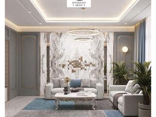 Decadent Elegance: How to Decorate a Luxury Sitting Interior Design , Luxury Antonovich Design Luxury Antonovich Design Modern Living Room