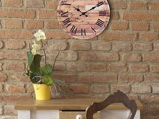 Reloj de pared de madera Press profile homify Salones rústicos de estilo rústico