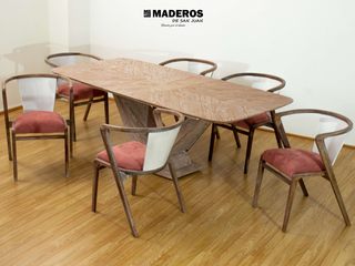 COMEDORES, MADEROS DE SAN JUAN MADEROS DE SAN JUAN Minimalist dining room