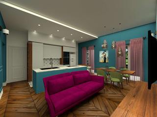 Marikale House, melania de masi architetto melania de masi architetto Eclectic style living room