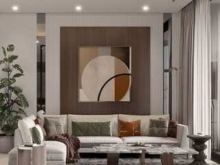 Redefining Apartment Living: Antonovich Group's Services for Modern Living Room Interior Design, Luxury Antonovich Design Luxury Antonovich Design Modern living room