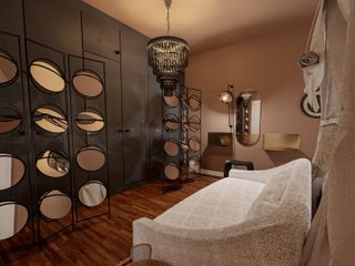 A complete turnaround of Main Bedroom , Deborah Garth Interior Design International (Pty)Ltd Deborah Garth Interior Design International (Pty)Ltd 안방